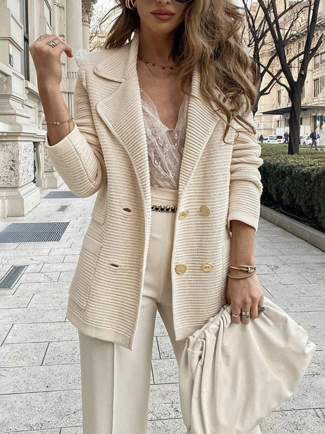 Stilvoller Wollblazer im Chic-Look für jeden Tag