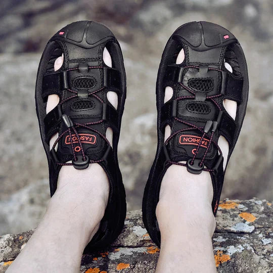 WOLFFMODE Orthopädische Komfort-Sandalen mit Fußunterstützung