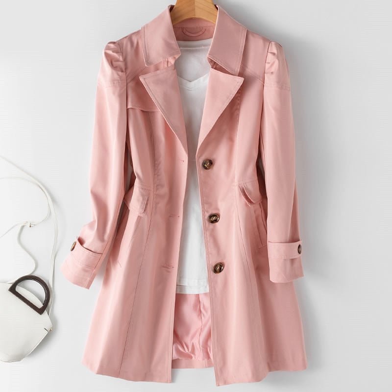 Elegant Stella™ Trench Coat