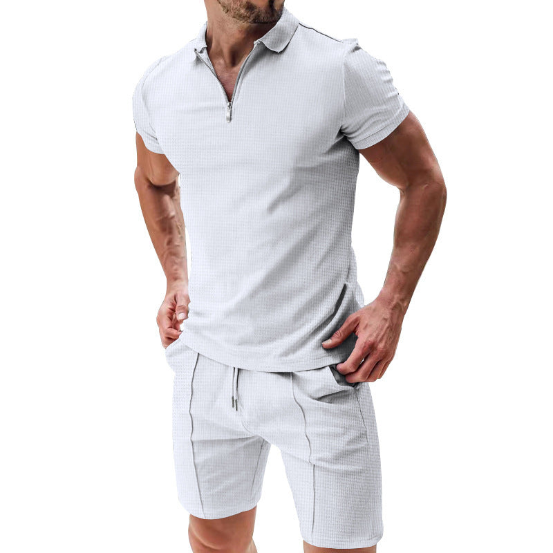 WolffMode-Set Short-Sleeved Shirt and Shorts