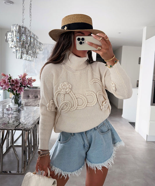 Beige Aya Pullover