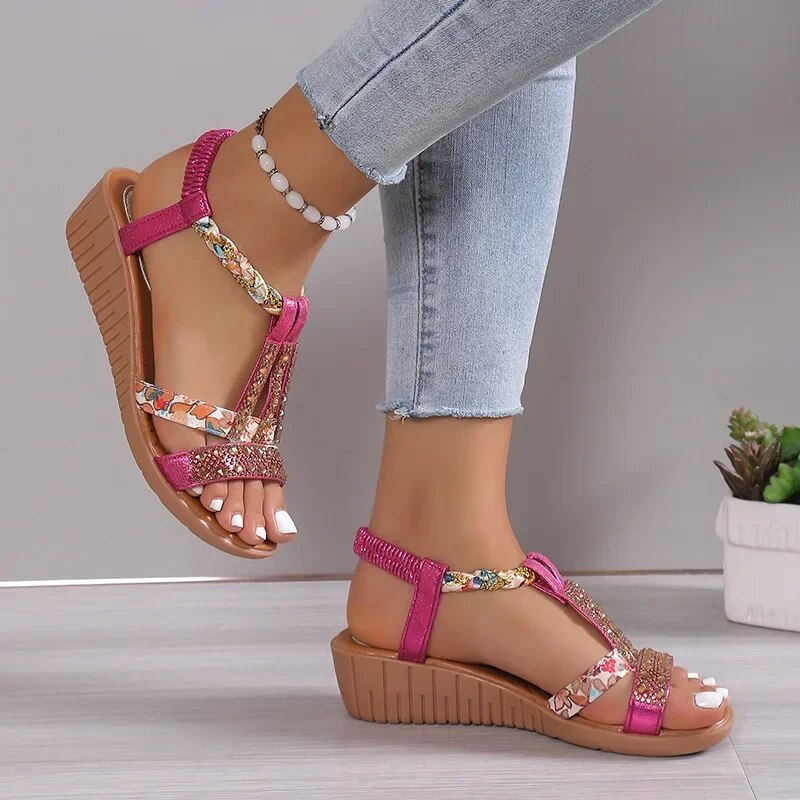 Bohemian Wedge Sandals by WolffMode