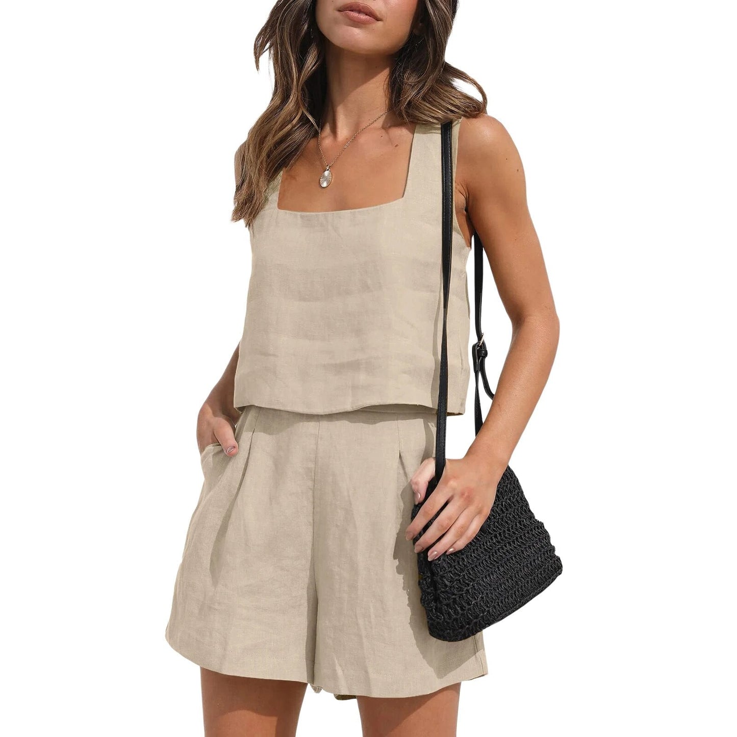 WolffMode Carrier Vest and Casual Shorts with Pockets