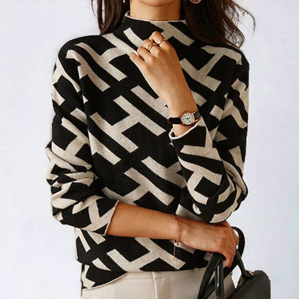 Wundervoller geometrischer Pullover von Lissie™