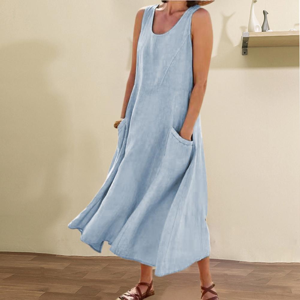 Langes Sommerkleid für Damen