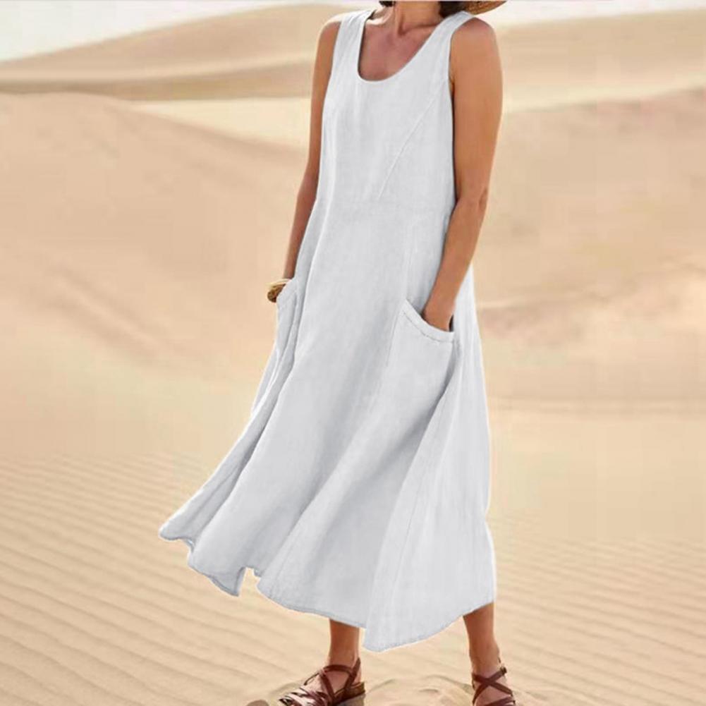 Langes Sommerkleid für Damen