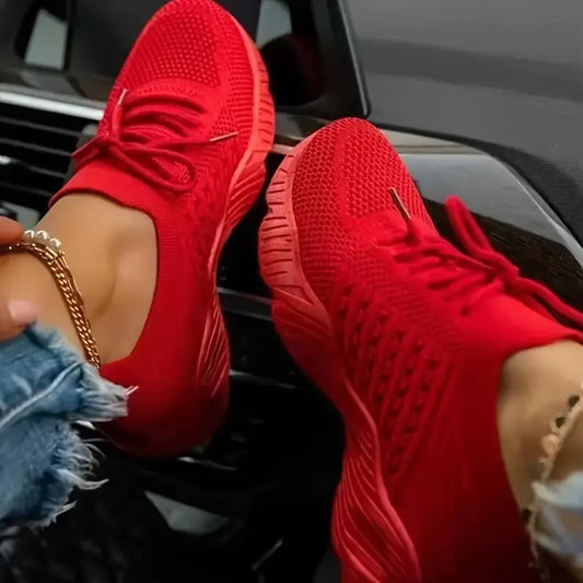 Damen-Sneaker mit orthopädischem Mesh-Gewebe von WOLFFMODE