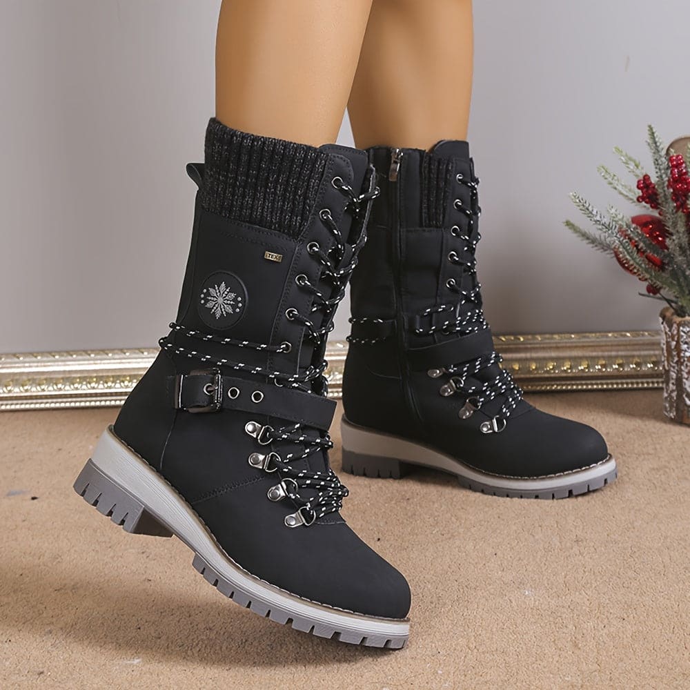 Wolffmode Elegant Knitted Thermal Boots