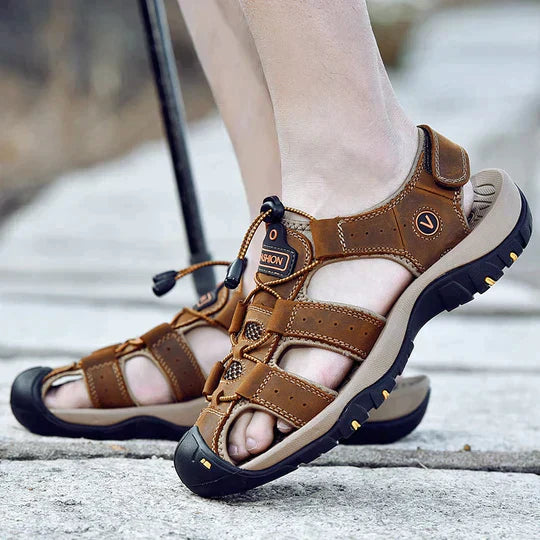 WOLFFMODE Orthopädische Komfort-Sandalen mit Fußunterstützung