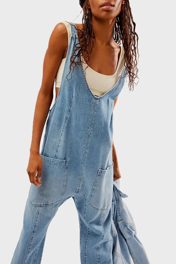 Sherica Denim Overalls - Last Day Discount