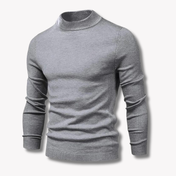 Wolle-Pullover mit Stehkragen von Tom