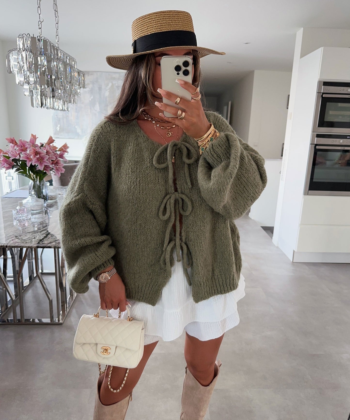 Khaki Fia Loop