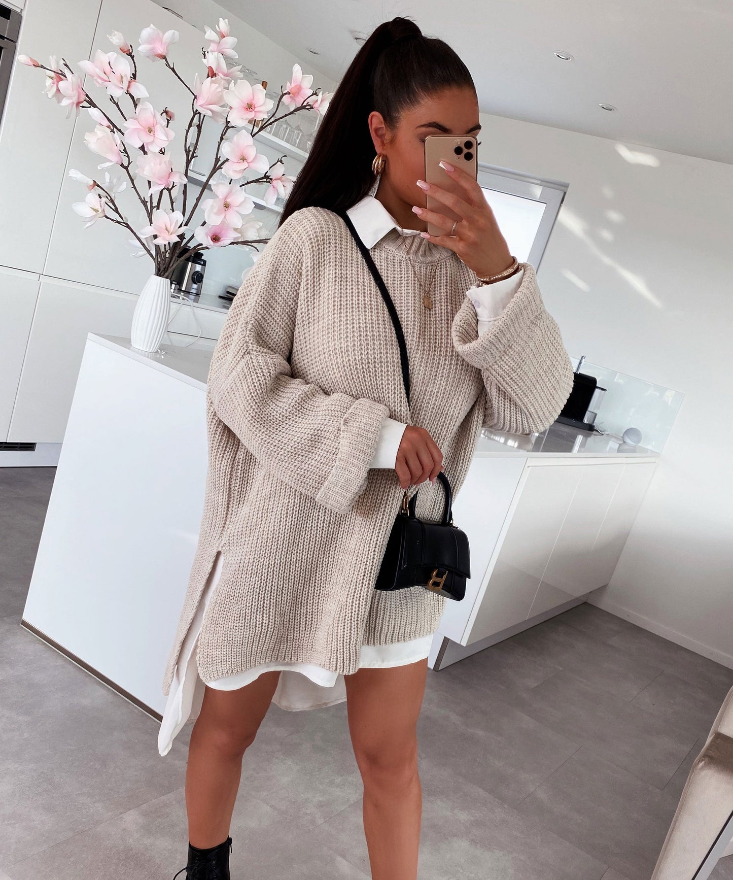 Beige Elsa Pullover