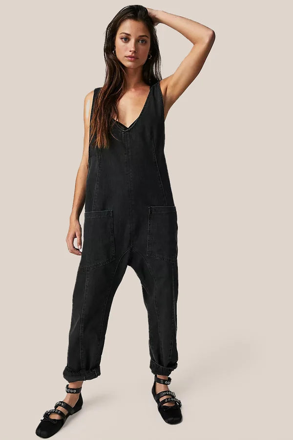 Sherica Denim Overalls - Last Day Discount