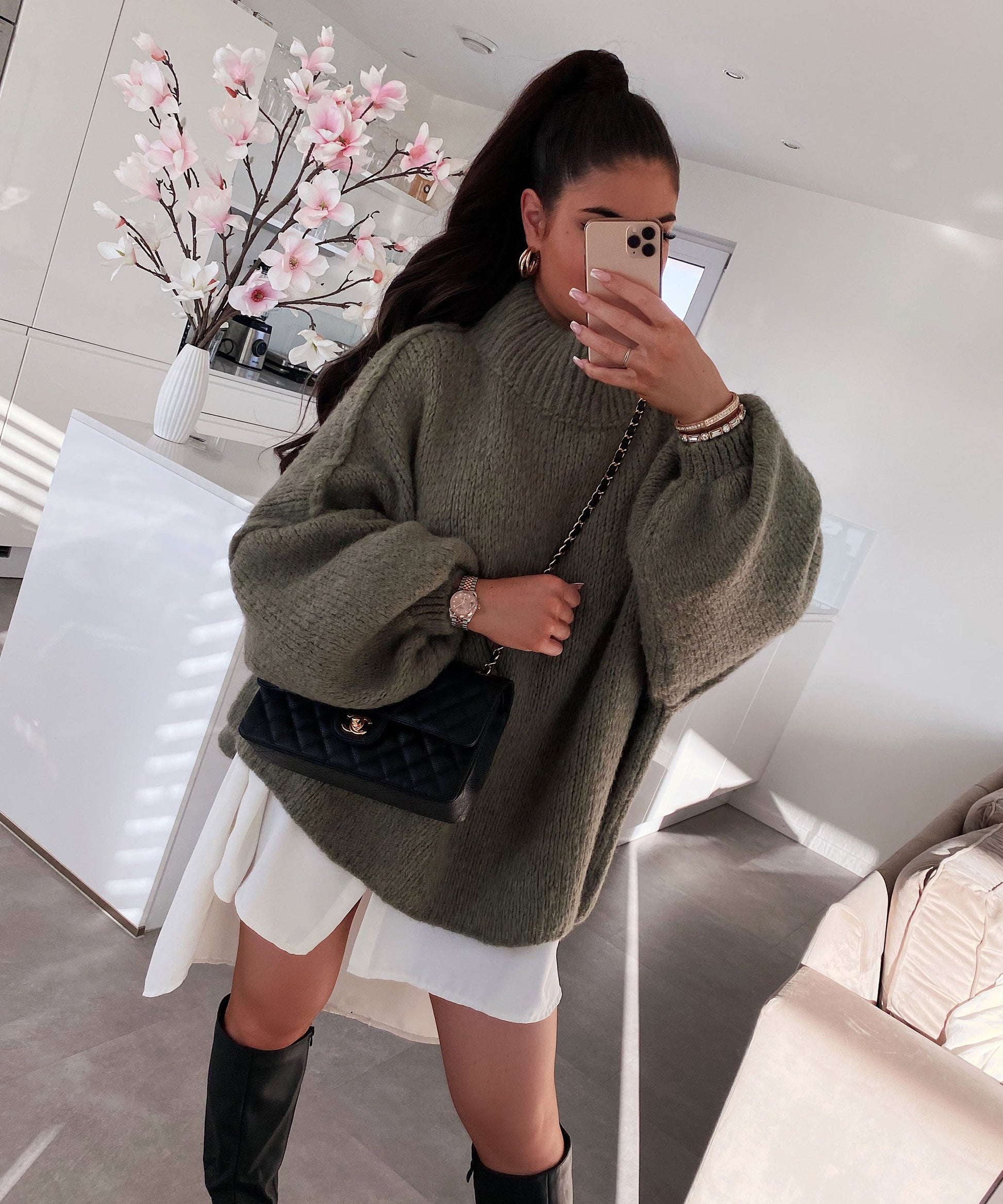 Khaki Nata Pullover