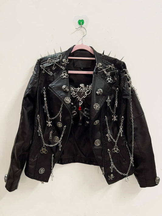 WOLFFMODE Women's Jacket with Skull Design