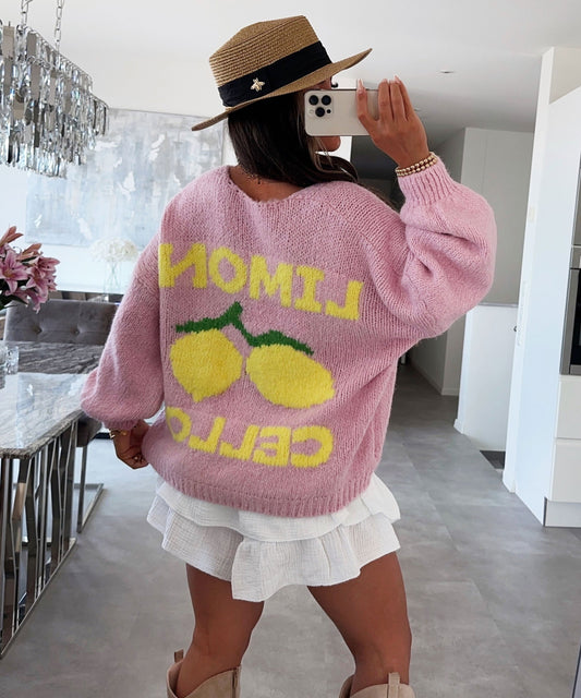 Rosa Limoncello Cardigan