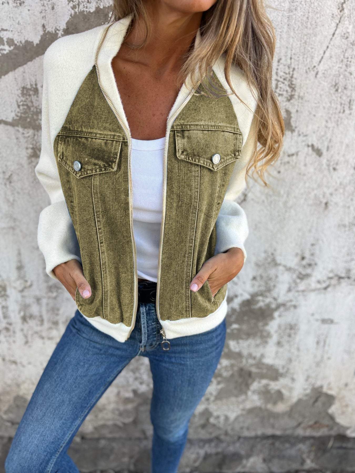 Stylish Modern Wolffmode Denim Jacket