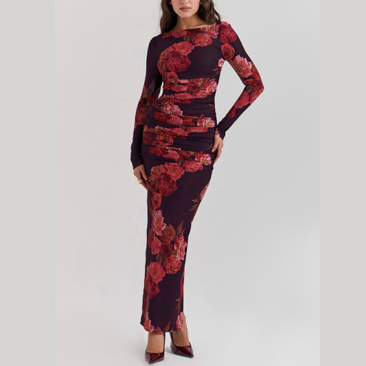 Gedrucktes Maxikleid