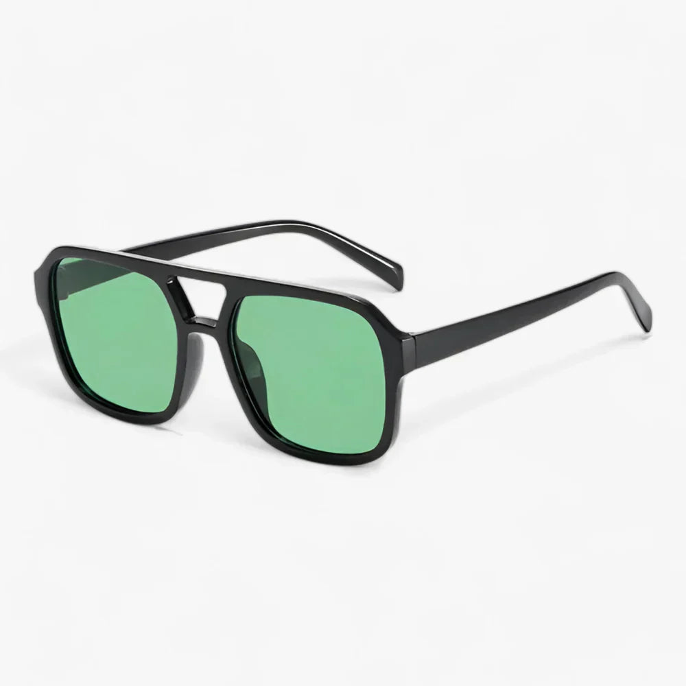 Stilvolle Vintage-Sonnenbrille im Viereckdesign für jeden Anlass