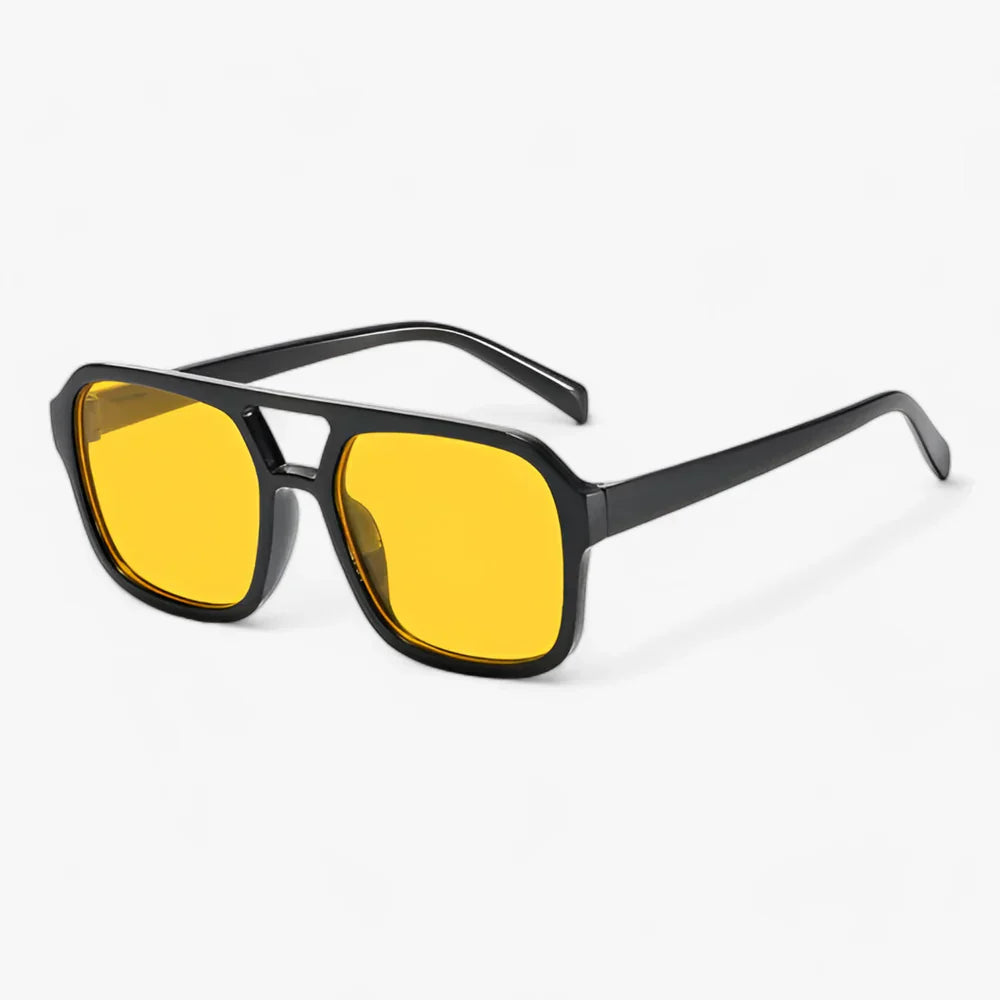Stilvolle Vintage-Sonnenbrille im Viereckdesign für jeden Anlass