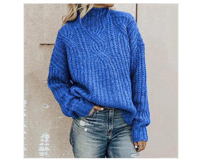 WOLFFMODE Oversized Turtleneck Sweater