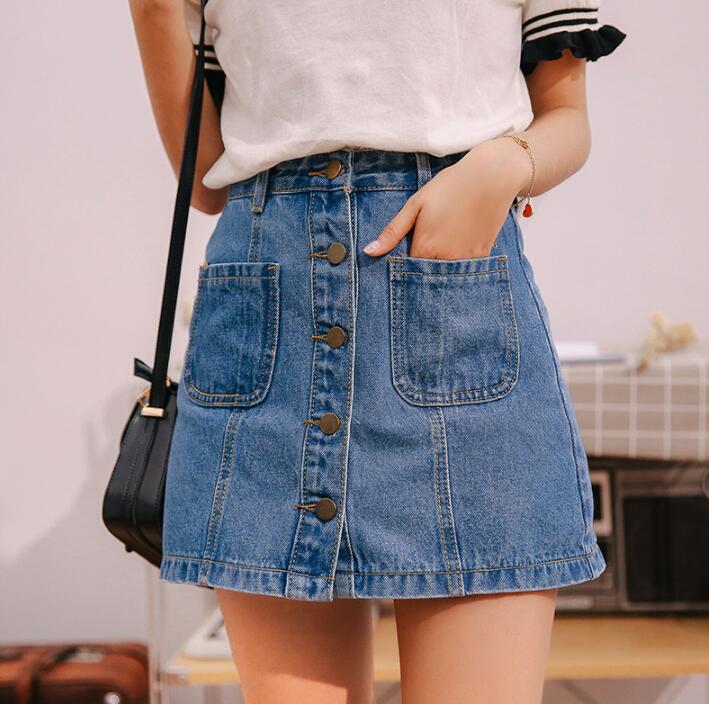 Mini Denim Skirt