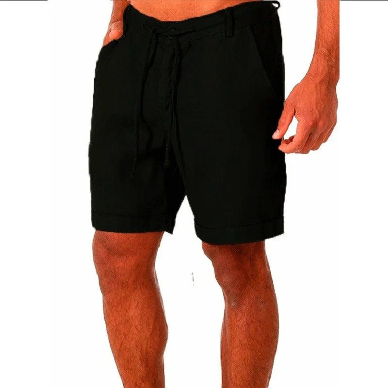 Leinen-Shorts in leichter Qualität