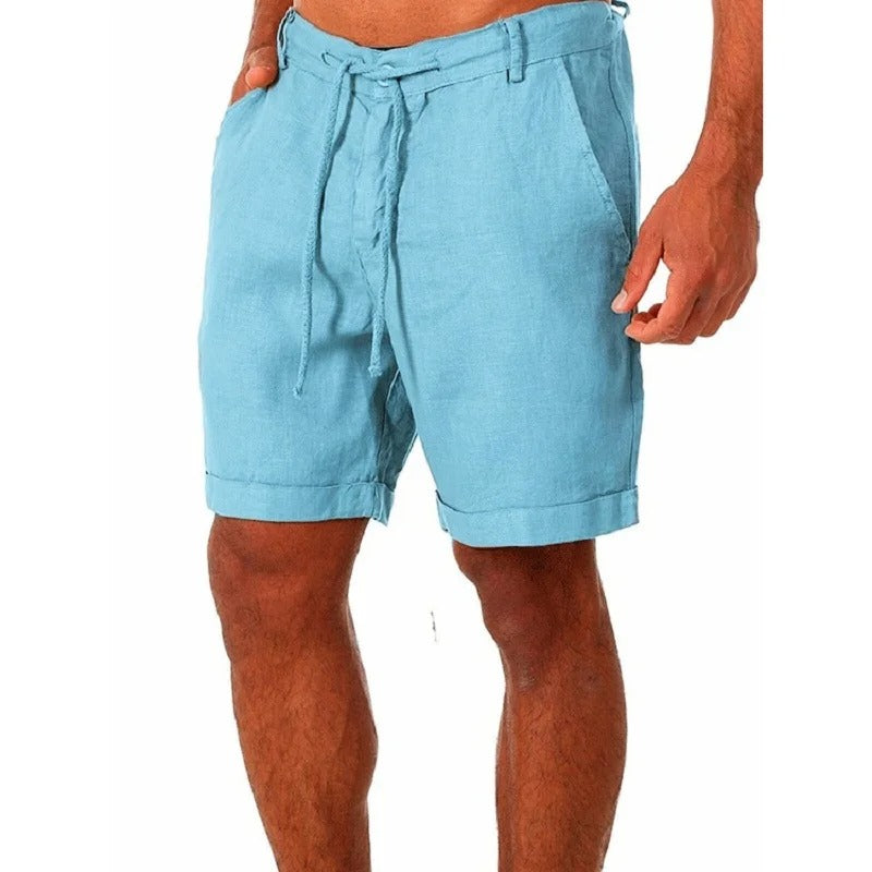 Leinen-Shorts in leichter Qualität