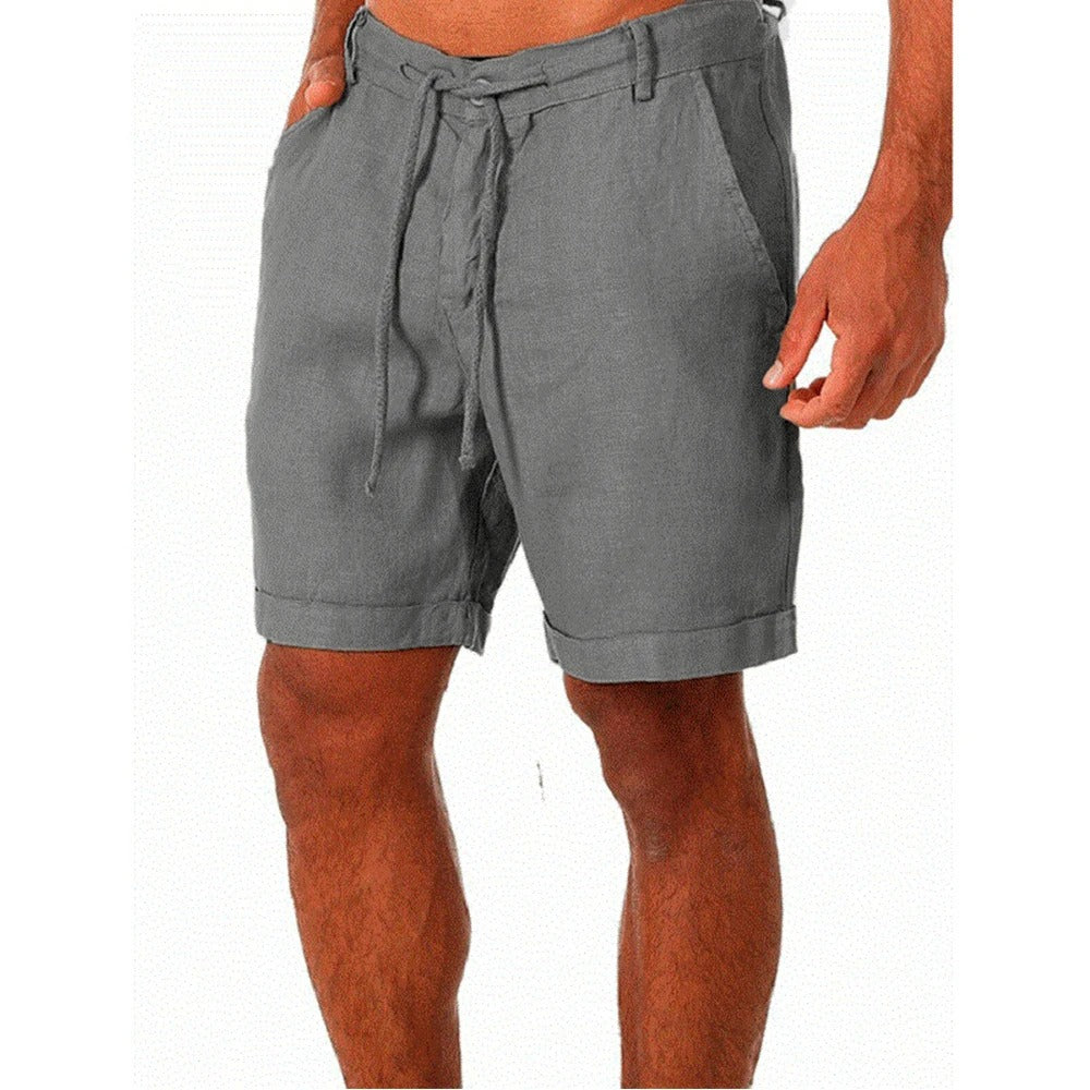 Leinen-Shorts in leichter Qualität