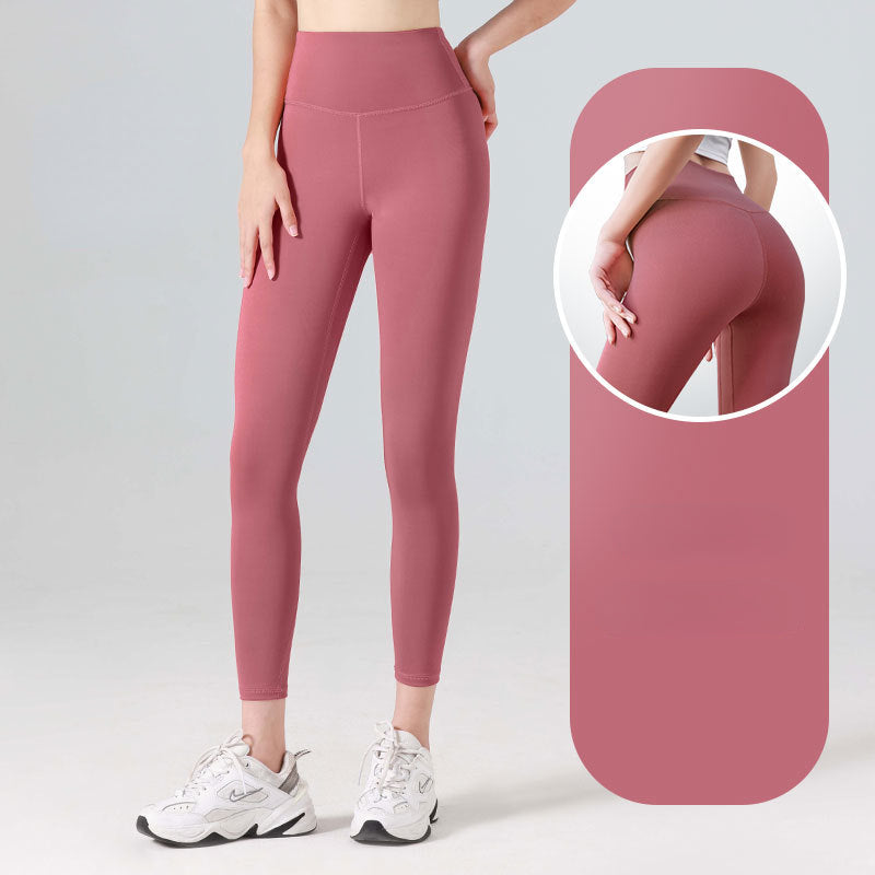 Frauen-Sportleggings mit hohem Bund, Anti-Schweiß-Funktion von WolffMode