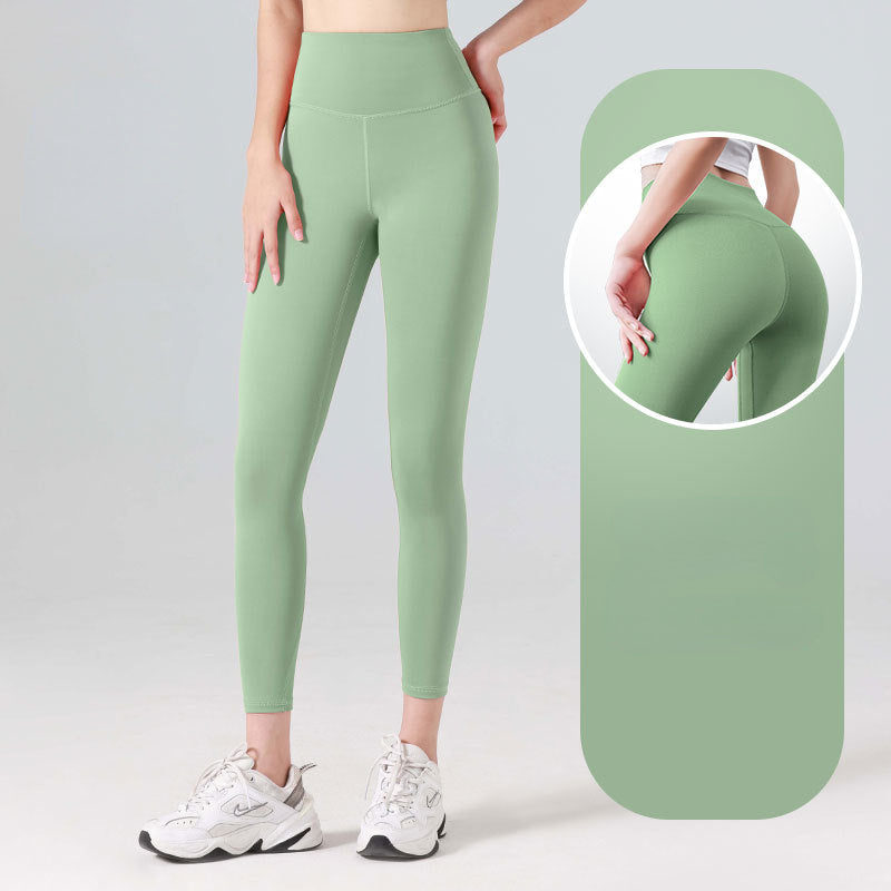 Frauen-Sportleggings mit hohem Bund, Anti-Schweiß-Funktion von WolffMode