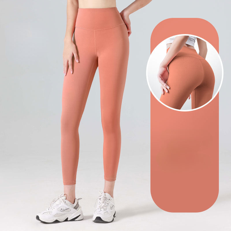 Frauen-Sportleggings mit hohem Bund, Anti-Schweiß-Funktion von WolffMode