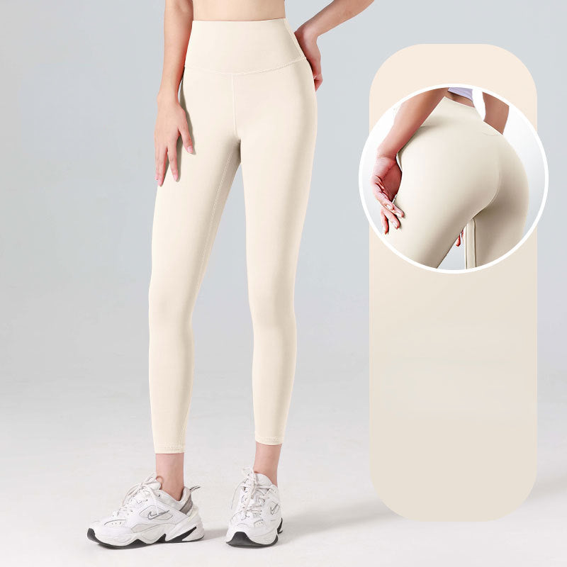 Frauen-Sportleggings mit hohem Bund, Anti-Schweiß-Funktion von WolffMode