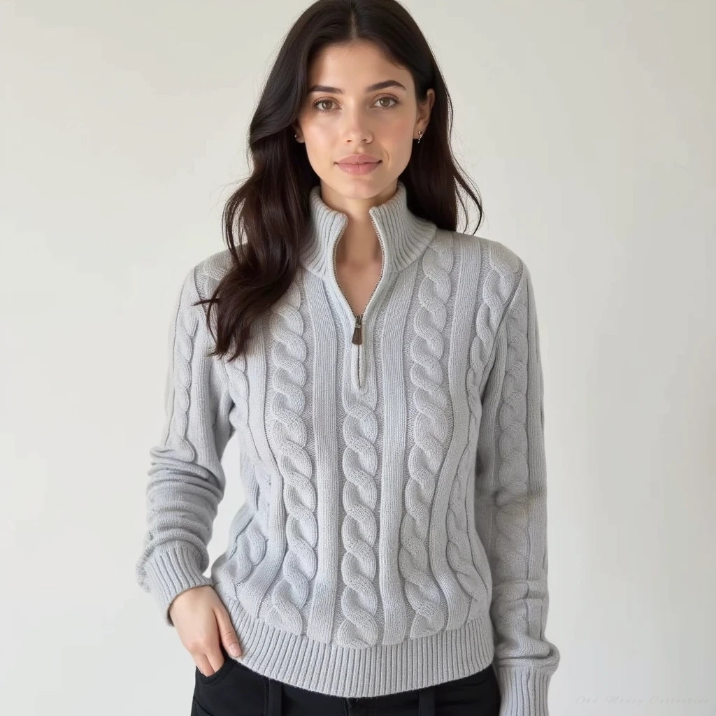 Damen-Baumwollcardigan mit Reißverschluss von WOLFFMODE: Vielseitig und bequem